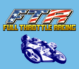 Full Throttle Racing (Europe) Title Screen